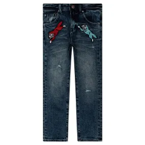 Kids Scoops Jean - Light Blue Denim