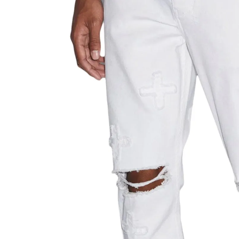 Ksubi Chitch Arktik Kraftwerk Denim (White) MSP24DJ027