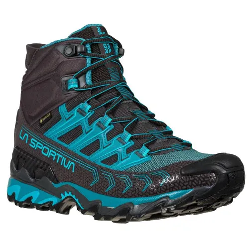 La Sportiva Ultra Raptor II GTX Mid Hiking Boot (Women's) Carbon/Topaz - Wide