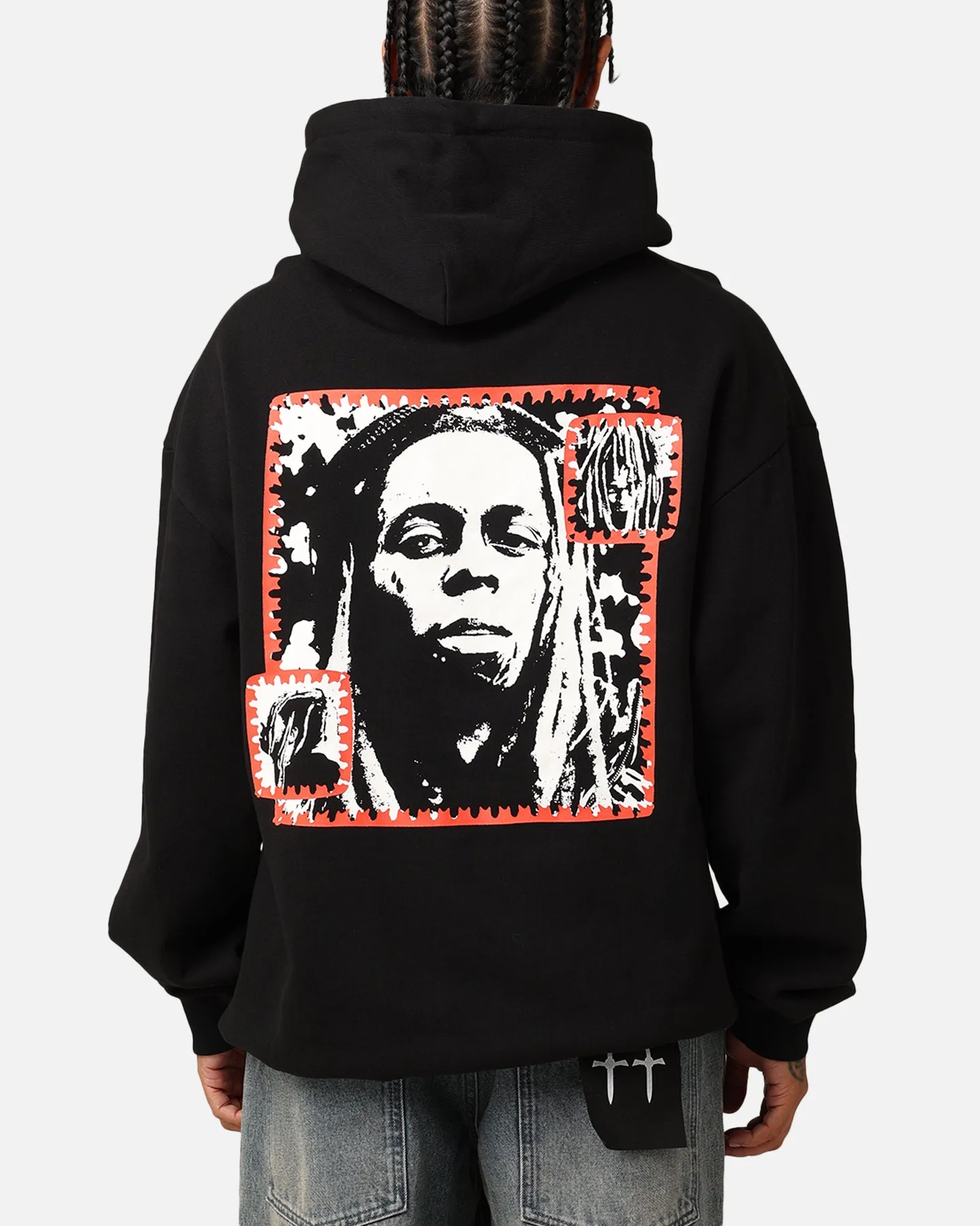 Lil Wayne Red Frame Hoodie Black