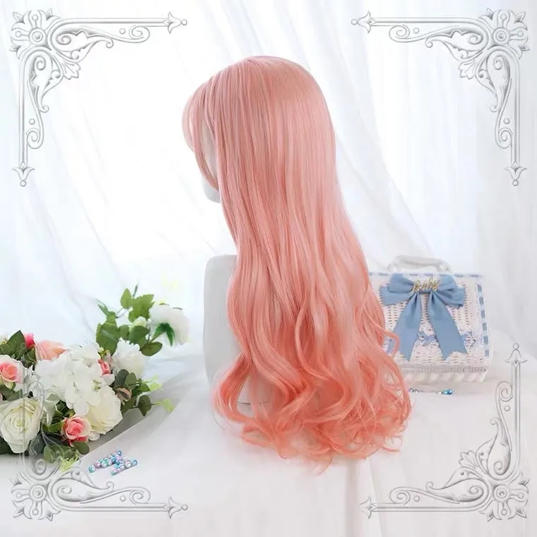 LOLITA “PEACH OOLONG” GRADIENT LONG CURLY WIG BY60030