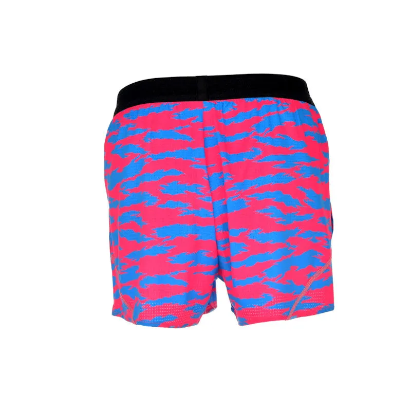 Men's Aeropro 3" Half Split Shorts- Torn Camo Pink/Blue