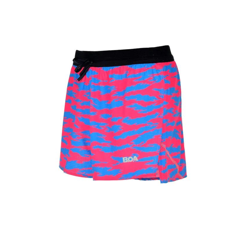 Men's Aeropro 3" Half Split Shorts- Torn Camo Pink/Blue