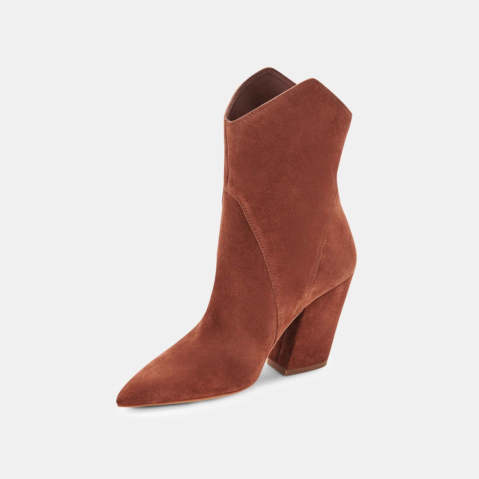 NESTLY BOOTIES BRANDY SUEDE