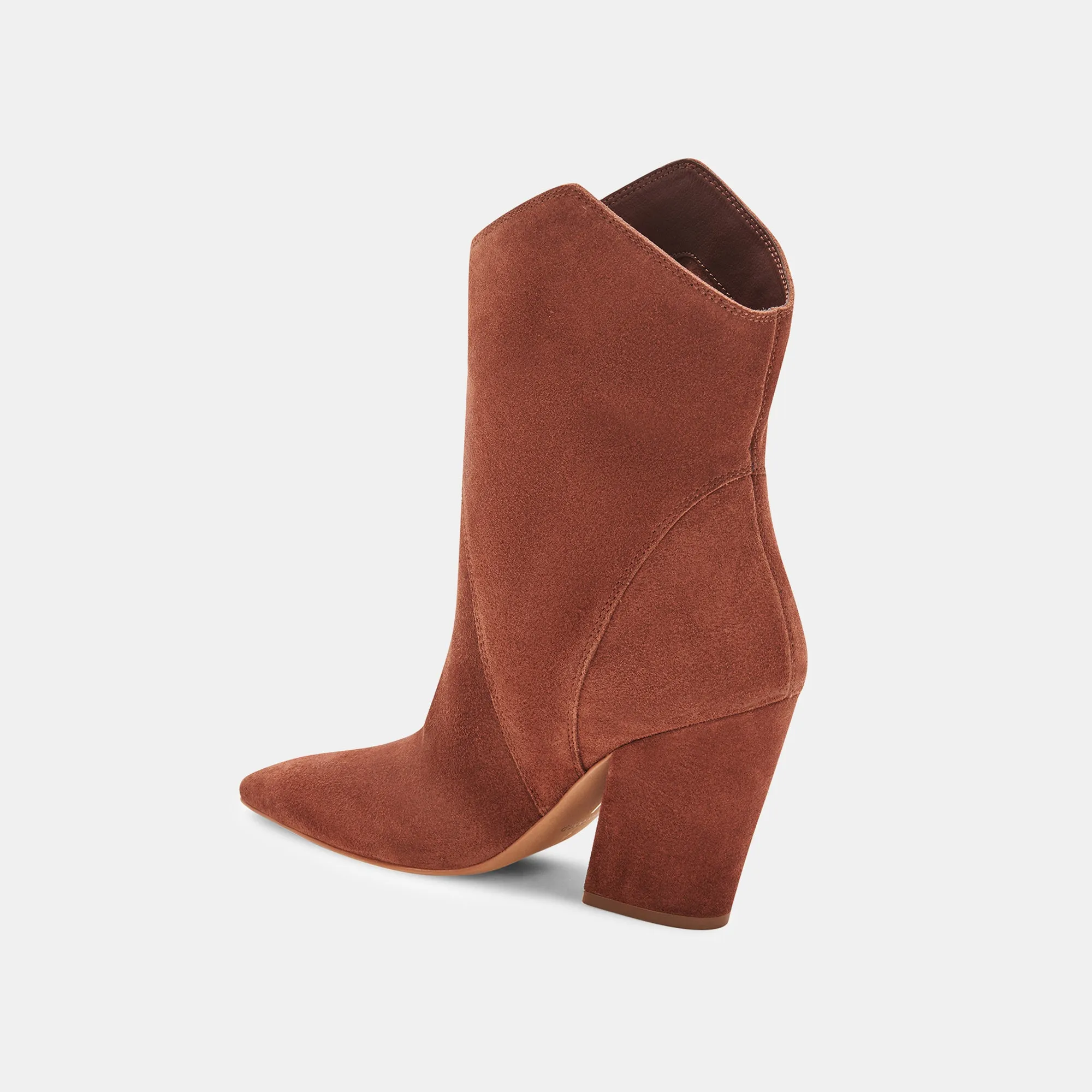 NESTLY BOOTIES BRANDY SUEDE