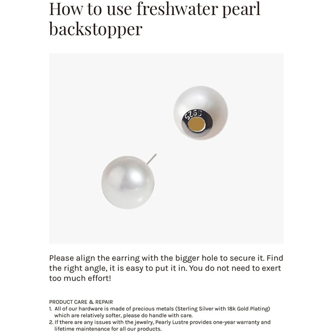 New Yorker Freshwater Pearl Earrings WE00040