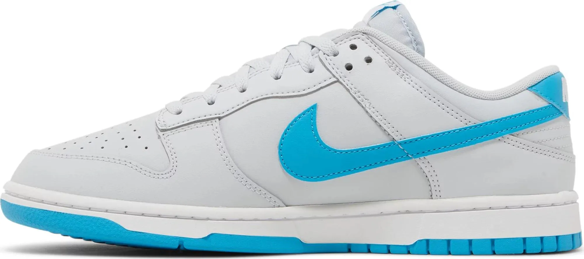 Nike Dunk Low Retro Pure Platinum Blue Lightning