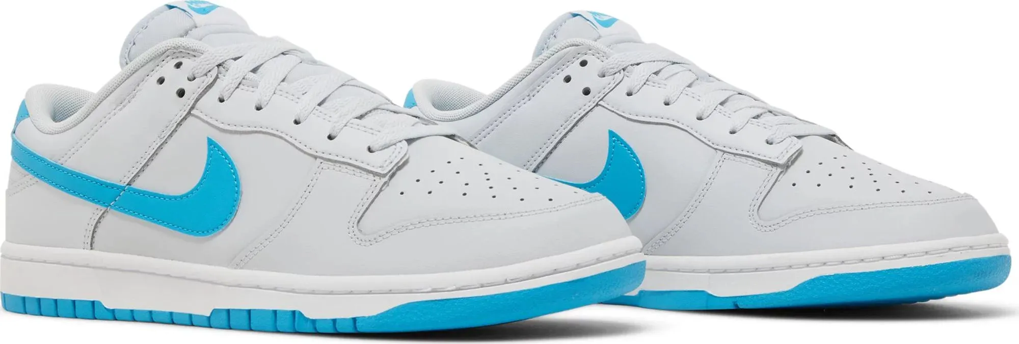 Nike Dunk Low Retro Pure Platinum Blue Lightning