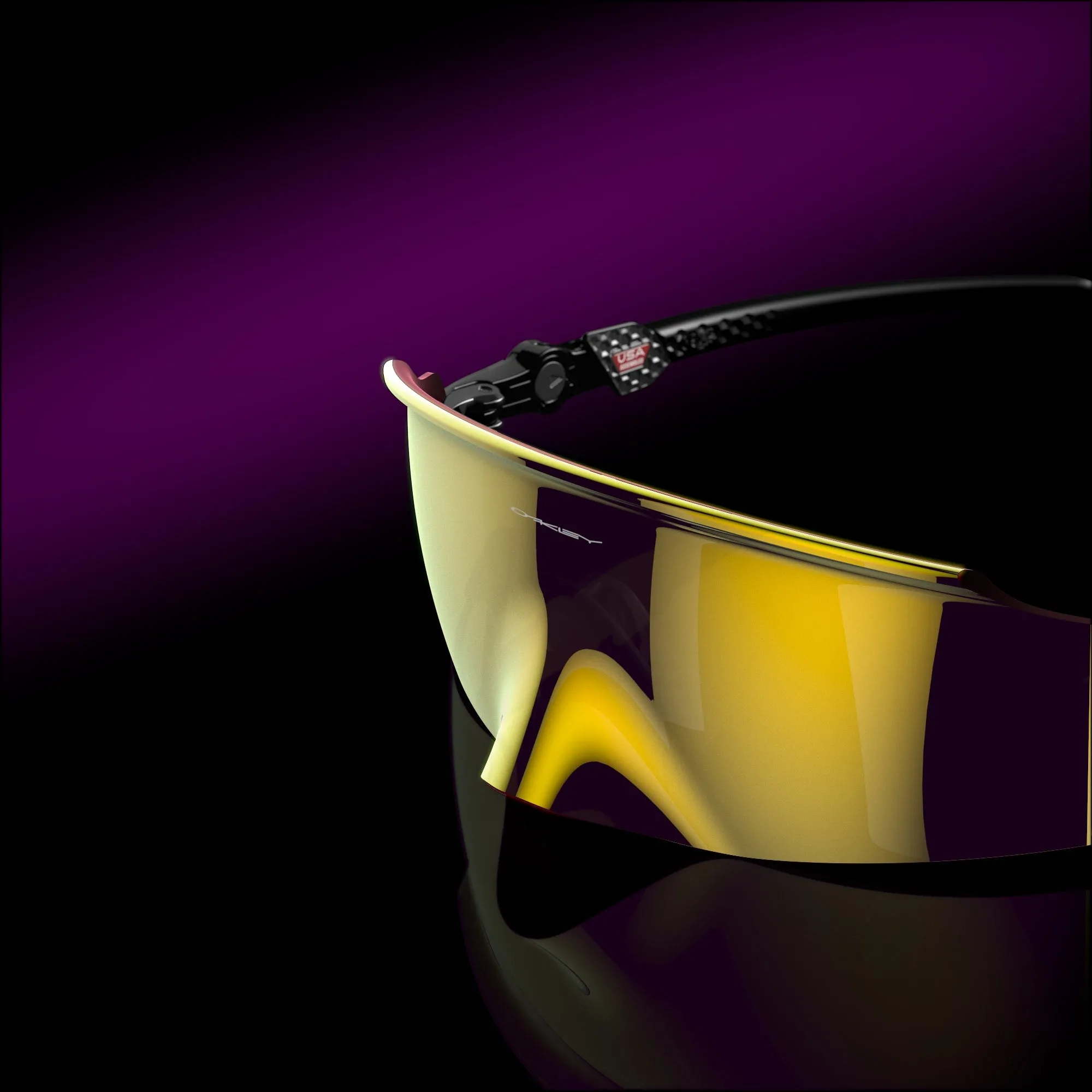 Oakley Kato Prizm 24K Lenses Polished Black Frame