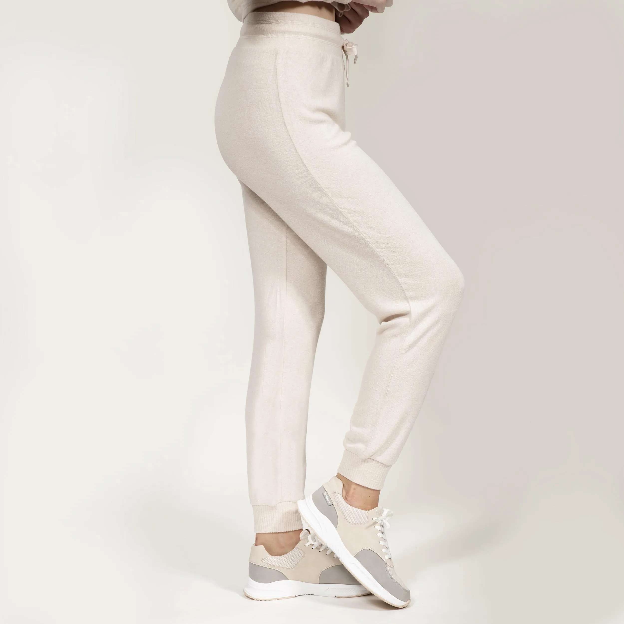 Pantalon jogger Femme Beige