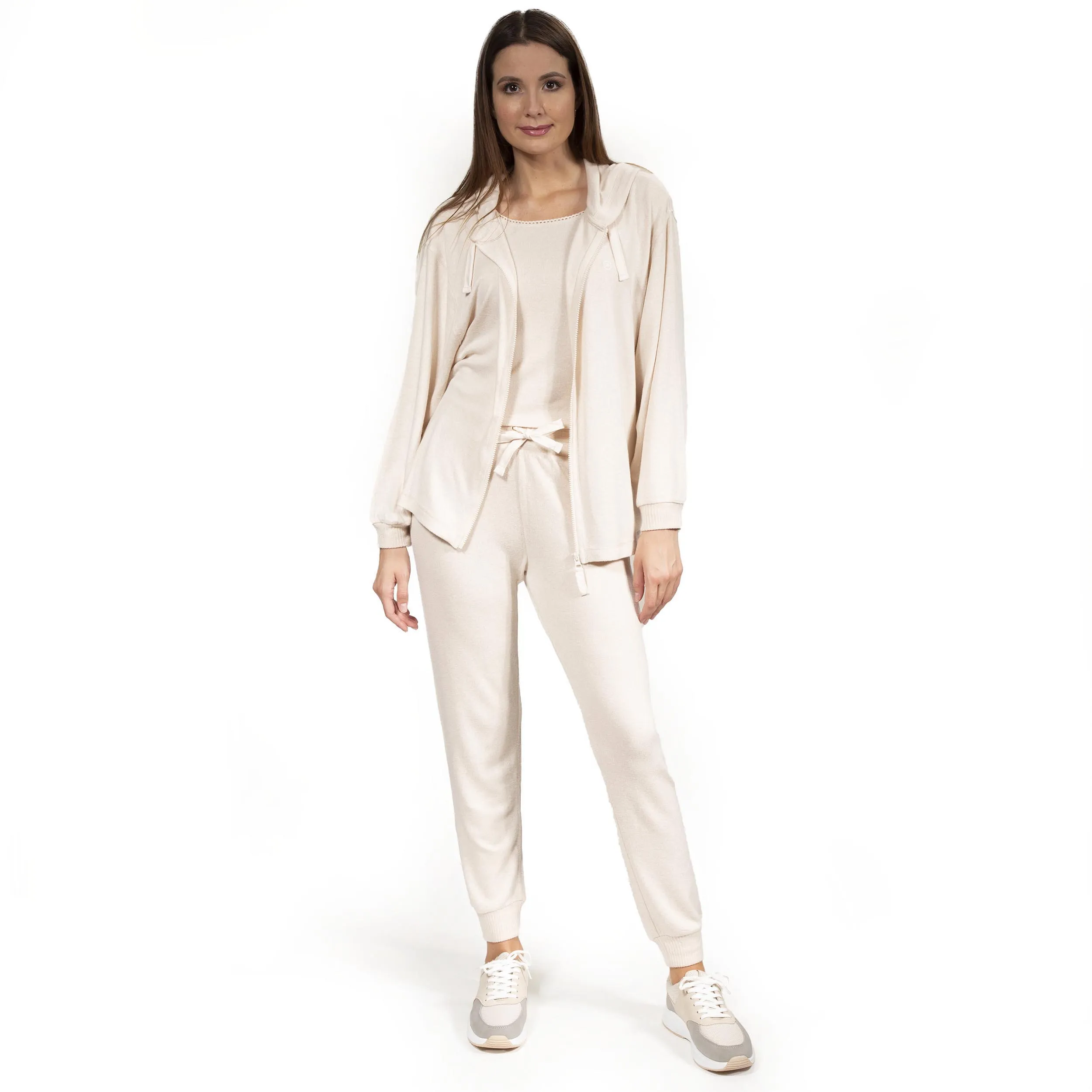 Pantalon jogger Femme Beige