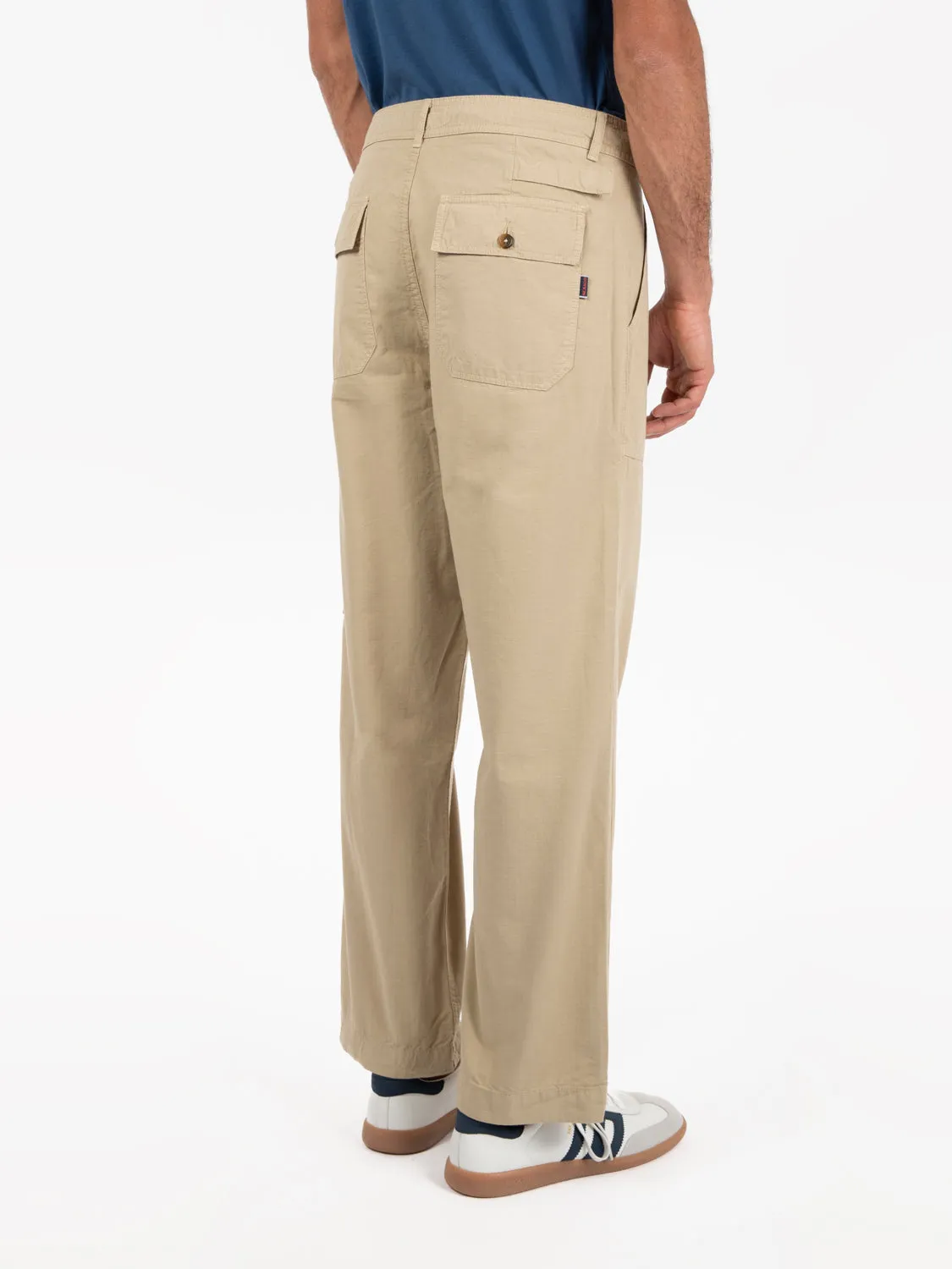 Pantaloni Milton fatigue beige safari