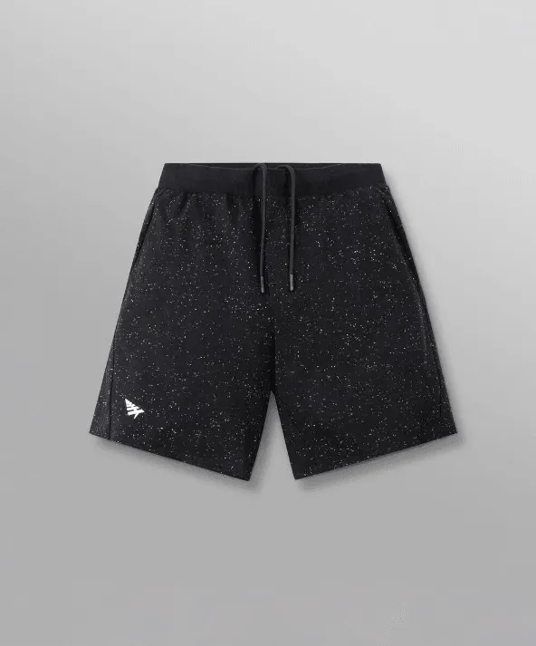 PAPER PLANES BLACK SPECKLED PLANES SHORTS