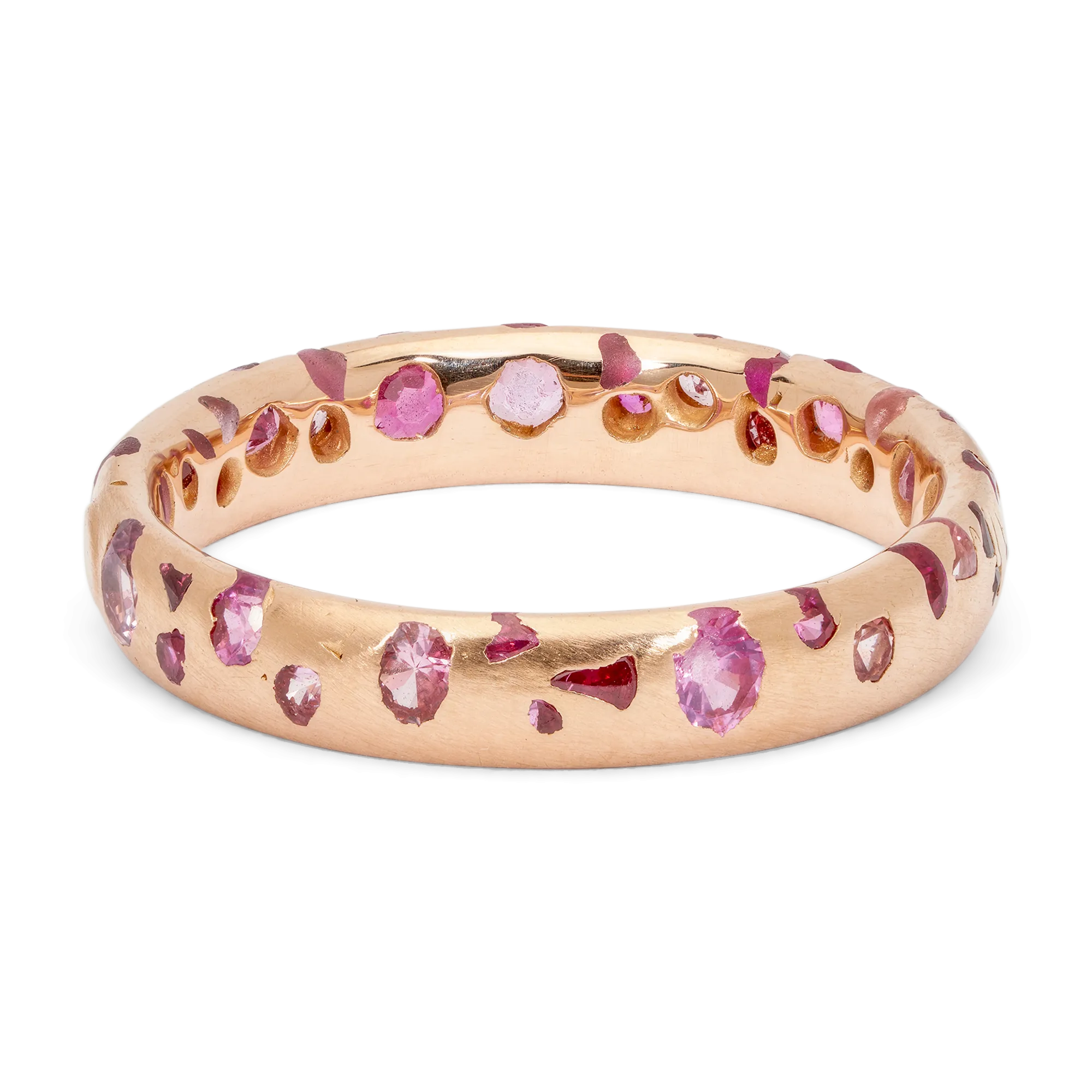 Pink Confetti Ring in Rose - Size 7 - 11044