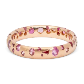 Pink Confetti Ring in Rose - Size 7 - 11044