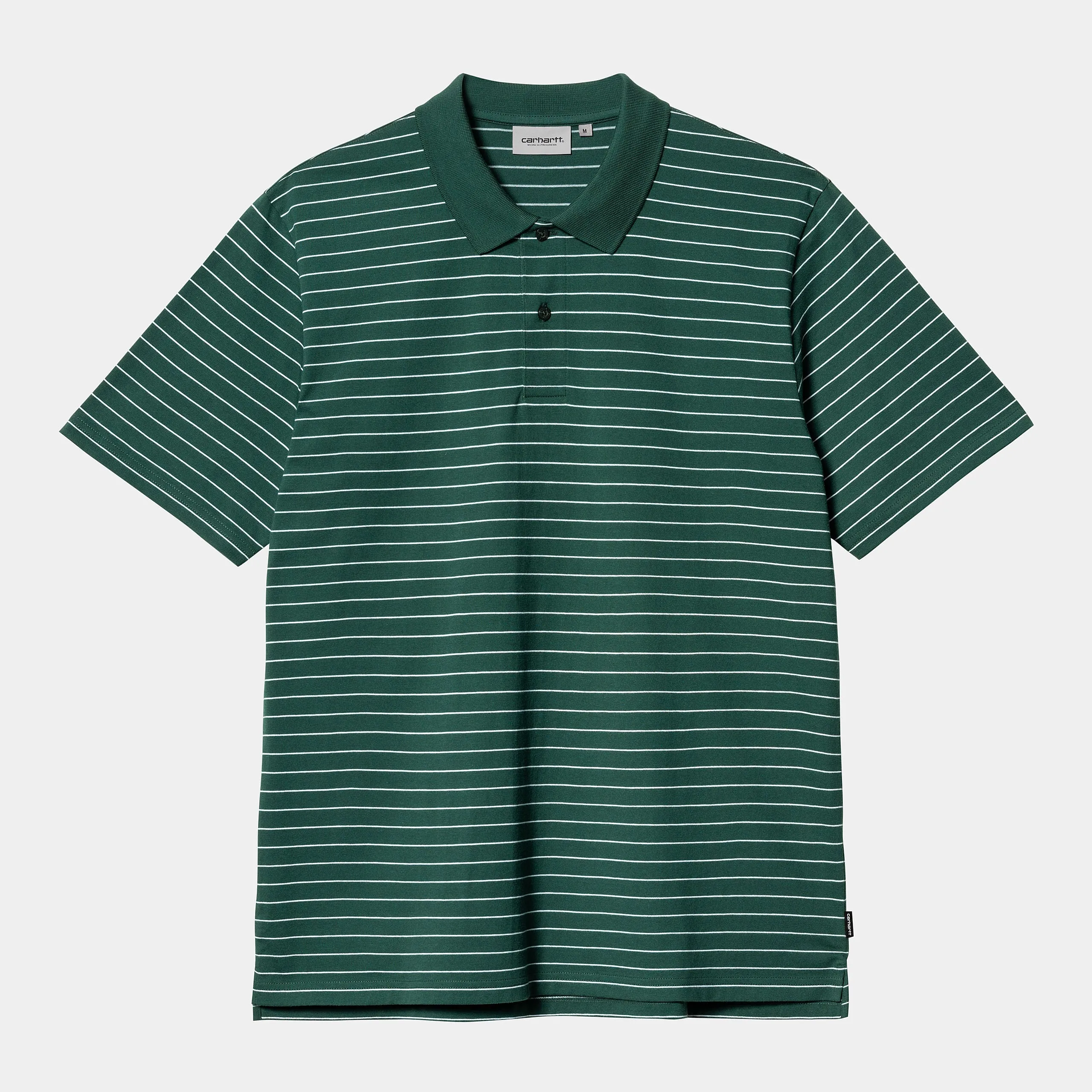 POLO SS CANSON GREEN STRIPES / CARHARTT WIP