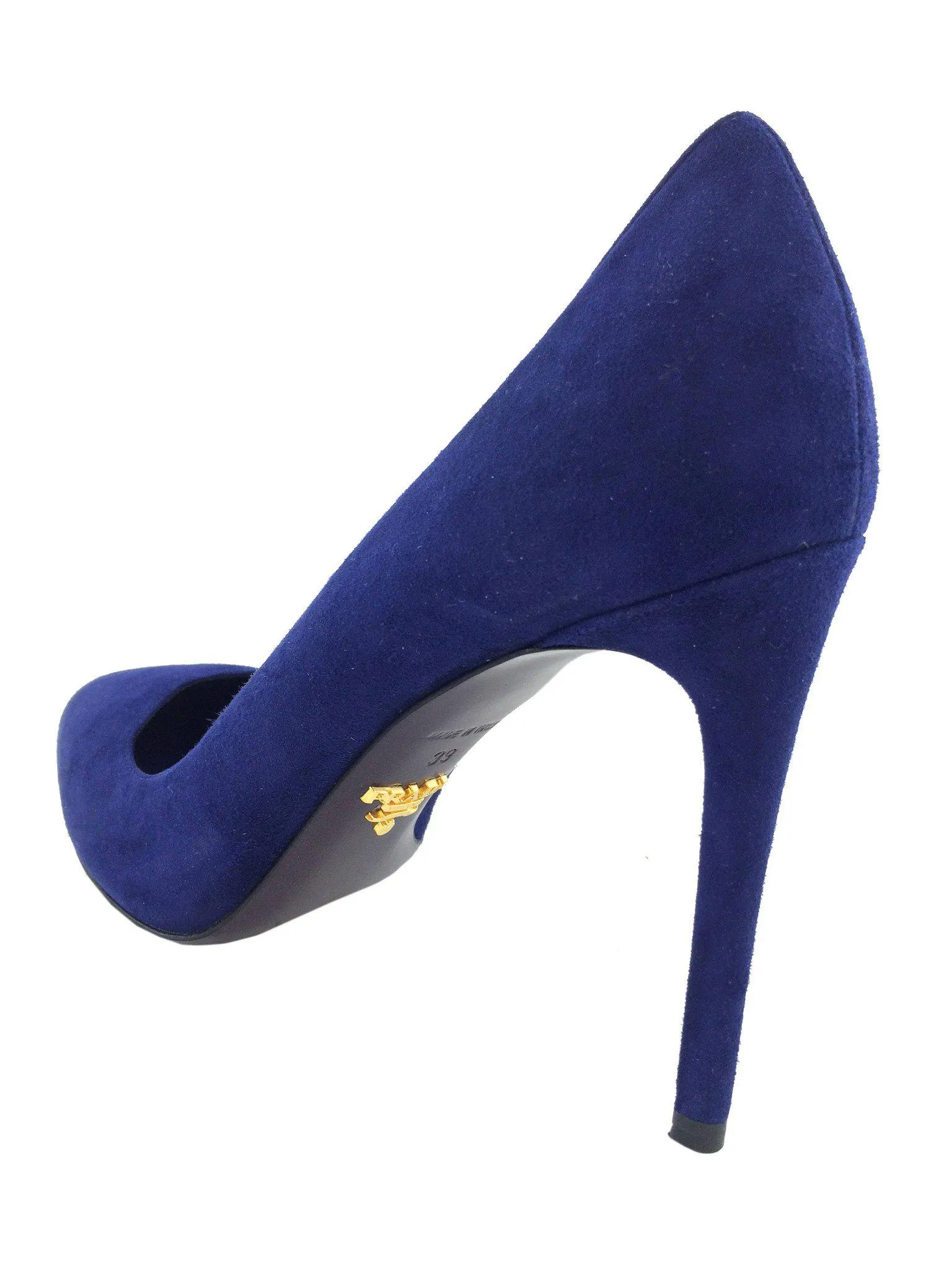 Prada Suede Point-Toe Pumps Size 9 | IT39