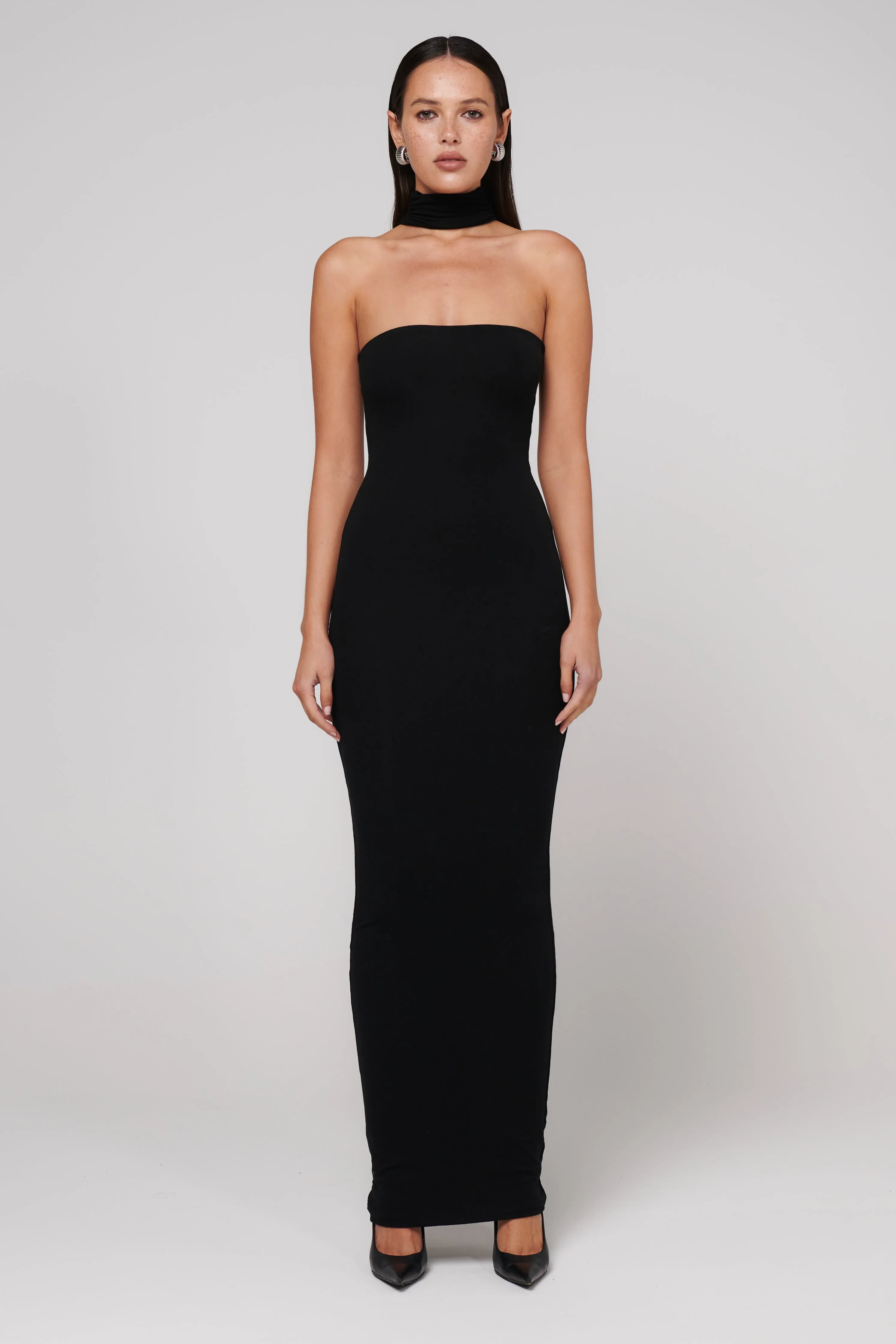 Raine Midi Dress - Black