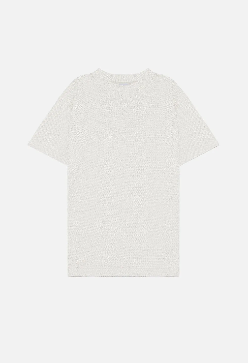 Raschel Mock Tee / Natural