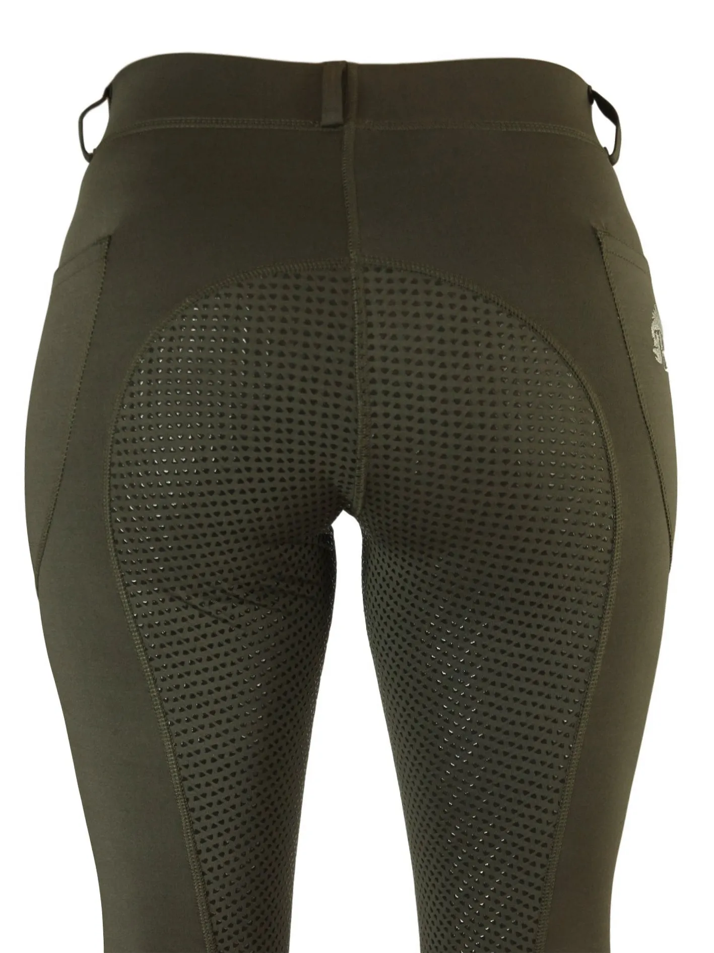 Riding Tights in Olive - With or Without Silicone Seat