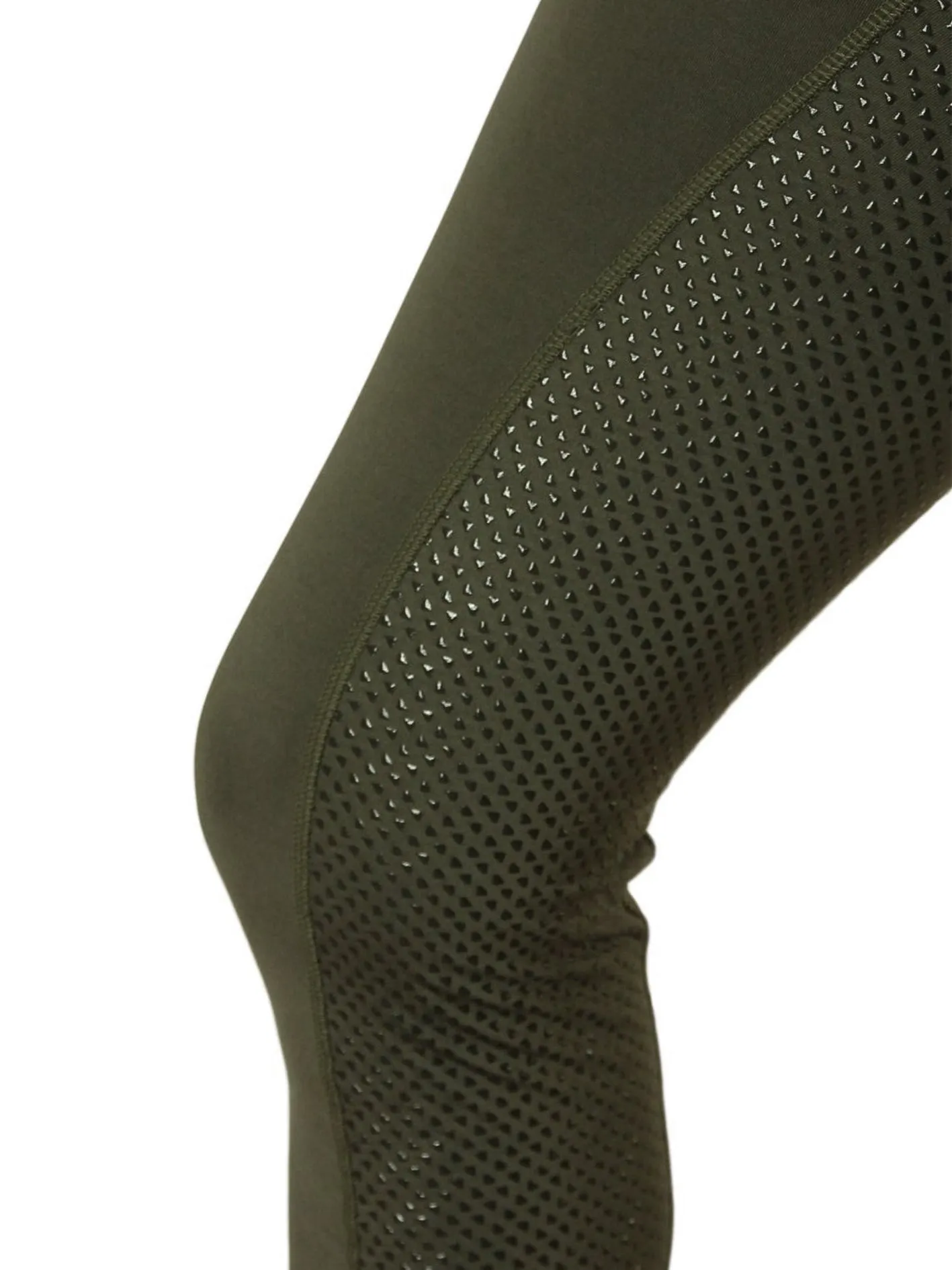 Riding Tights in Olive - With or Without Silicone Seat