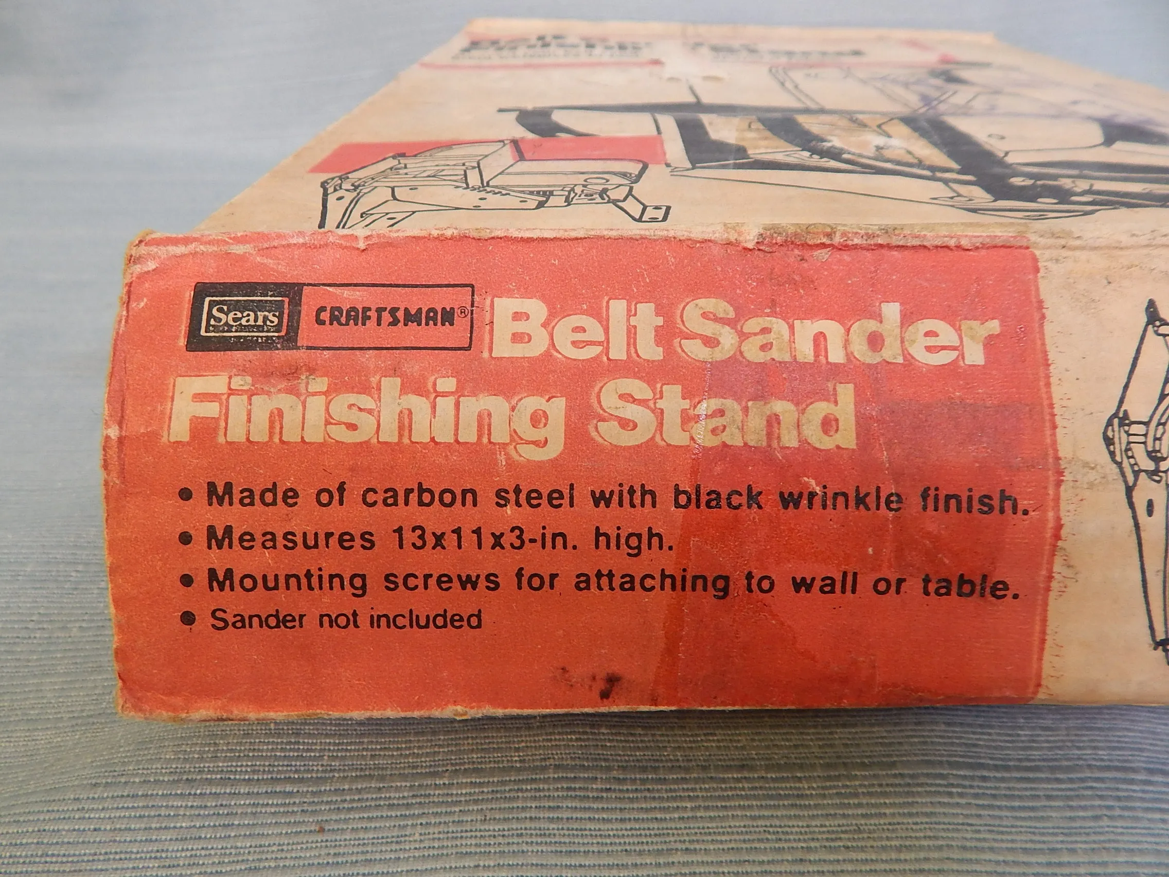 Sears Craftsman Belt Sander Finishing Stand -