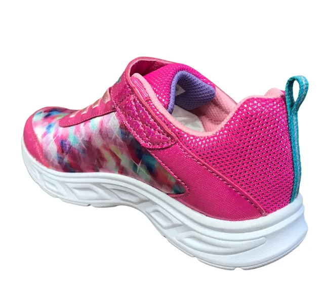 Skechers girls' sneakers S Lights Litebeams Dance N Glow 10921L NPMT shock pink