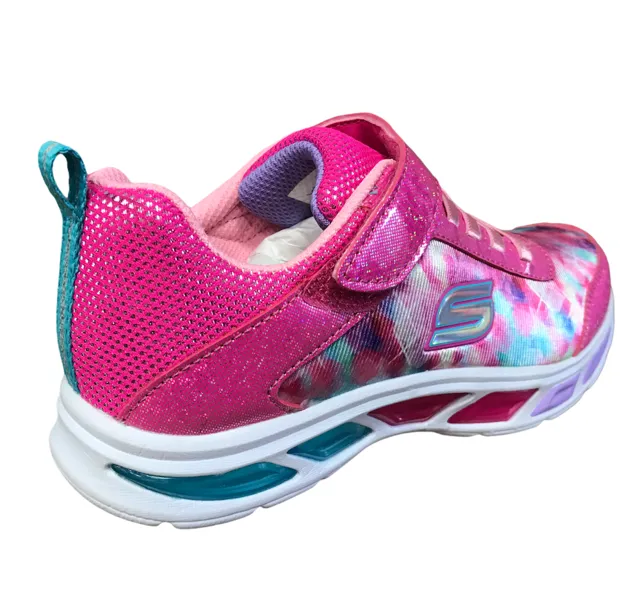 Skechers girls' sneakers S Lights Litebeams Dance N Glow 10921L NPMT shock pink