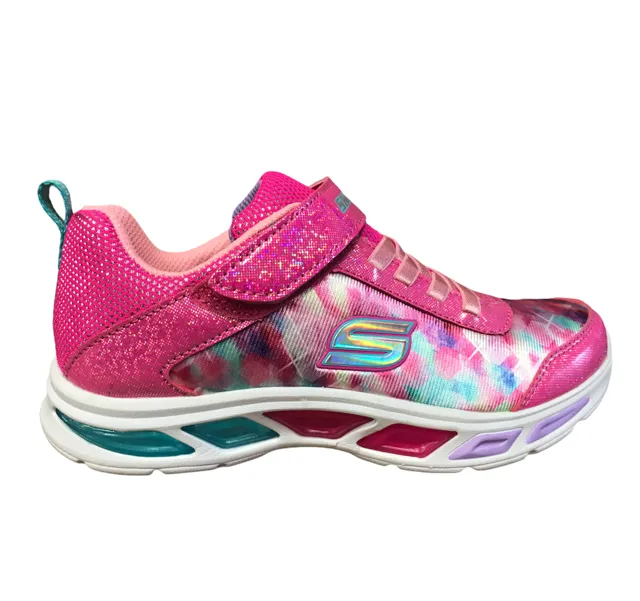 Skechers girls' sneakers S Lights Litebeams Dance N Glow 10921L NPMT shock pink