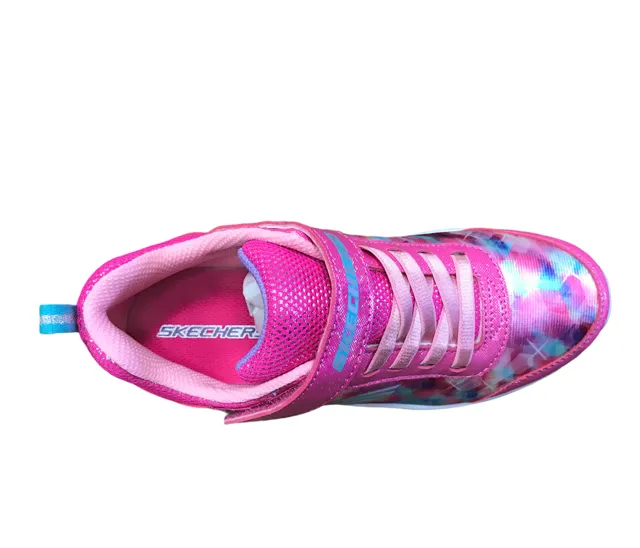 Skechers girls' sneakers S Lights Litebeams Dance N Glow 10921L NPMT shock pink