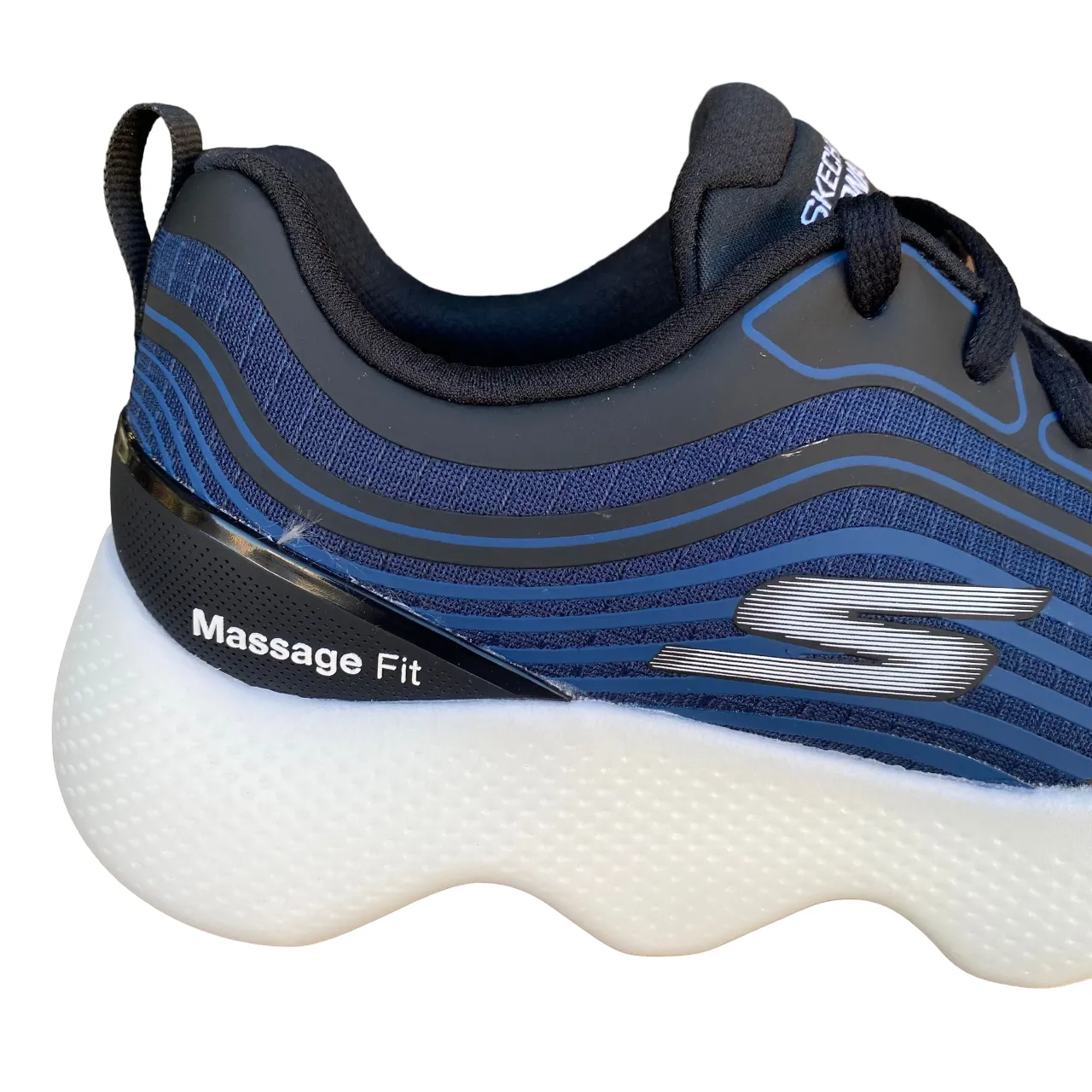 Skechers leisure sports shoe Go Walk Massage Fit Hidro 216412/NVBK blue-black 