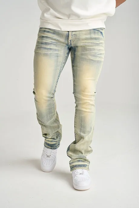 Spark Premium Stretch Stacked Jean (Rustic Blue)