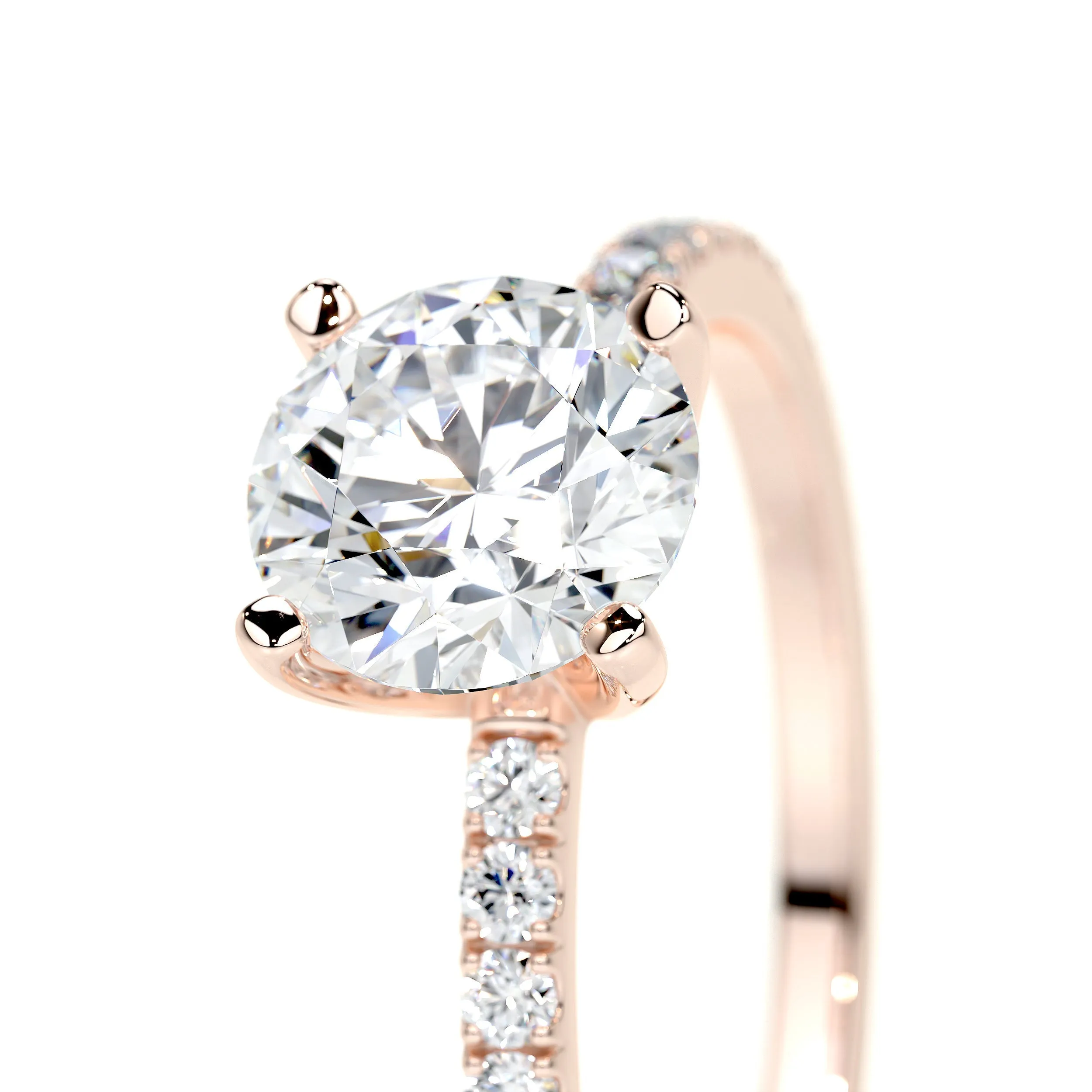 Stephanie Lab Grown Diamond Ring -14K Rose Gold