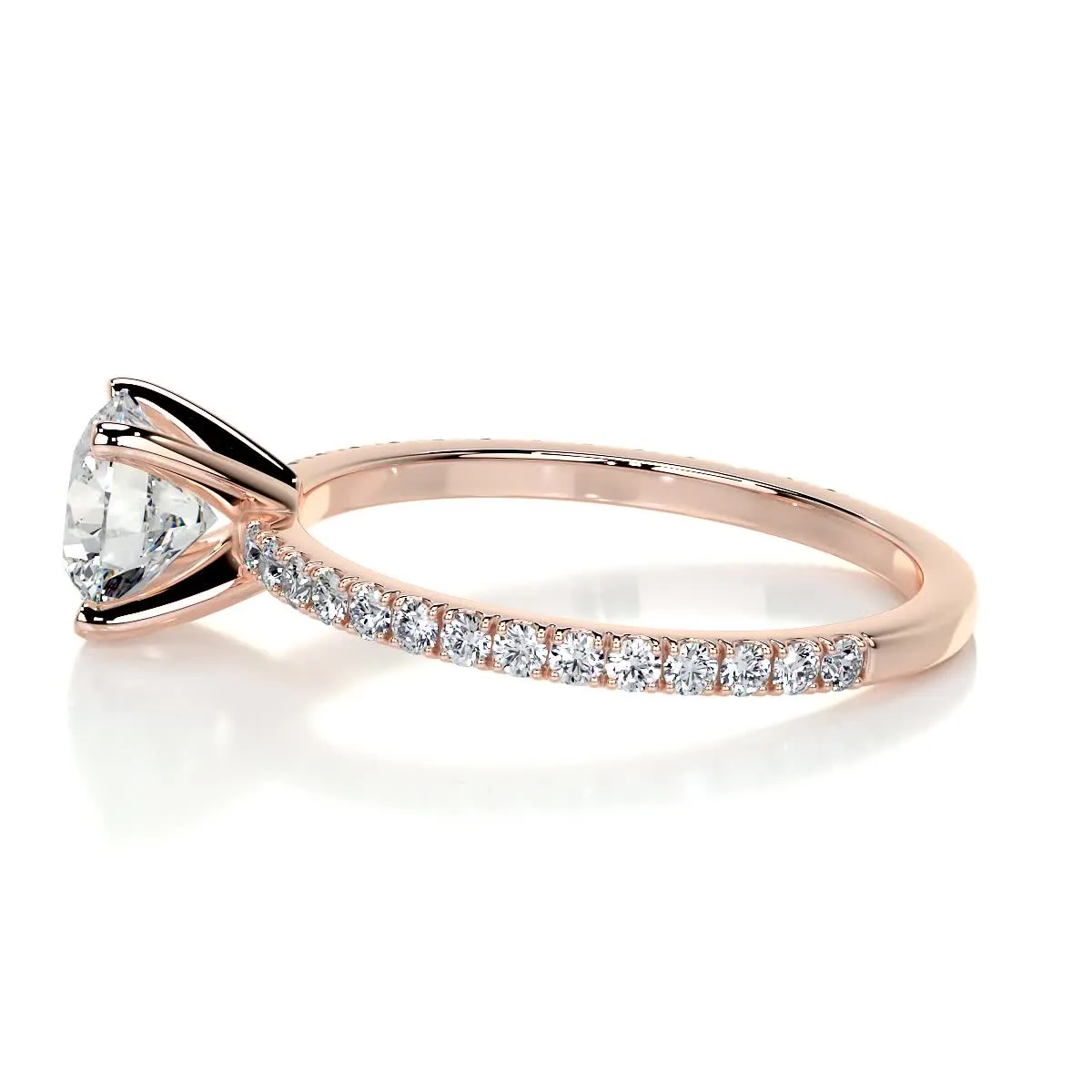 Stephanie Lab Grown Diamond Ring -14K Rose Gold