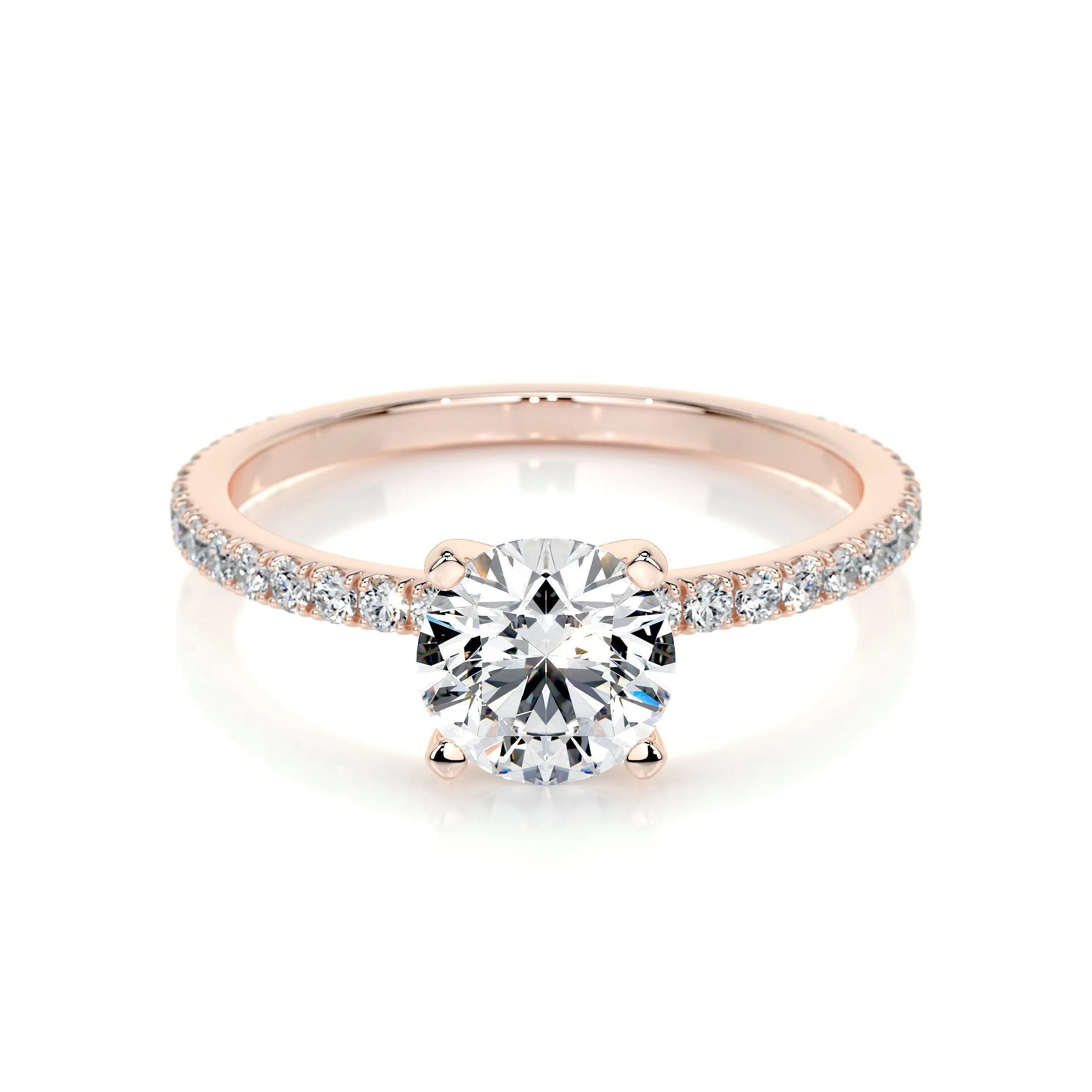 Stephanie Lab Grown Diamond Ring -14K Rose Gold