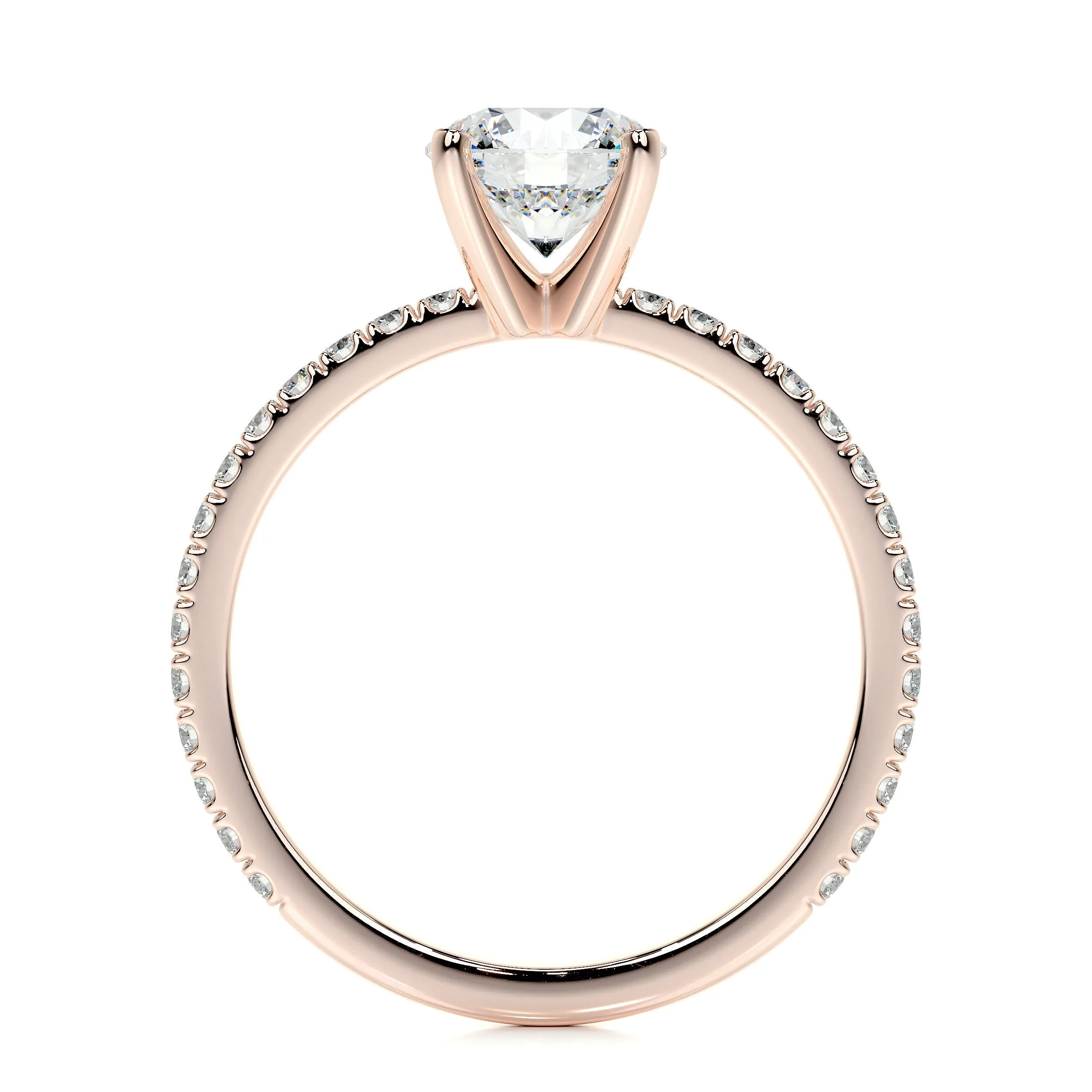 Stephanie Lab Grown Diamond Ring -14K Rose Gold