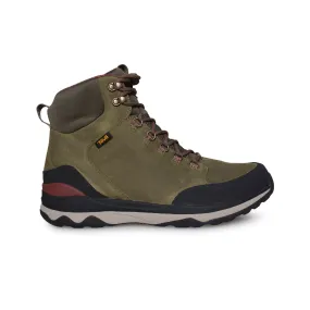 Teva Arrowood Utility Tall Black Olive Boots