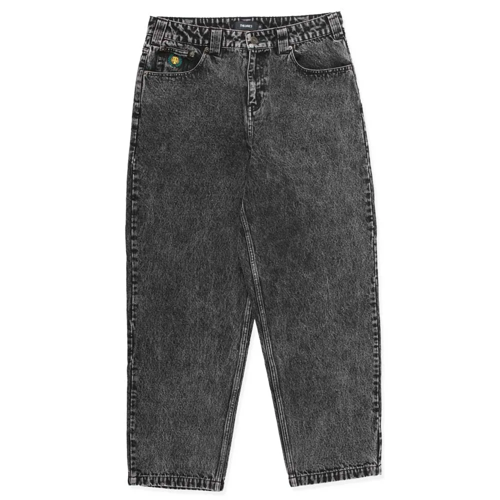 Theories Plaza Jeans Acid Wash Black