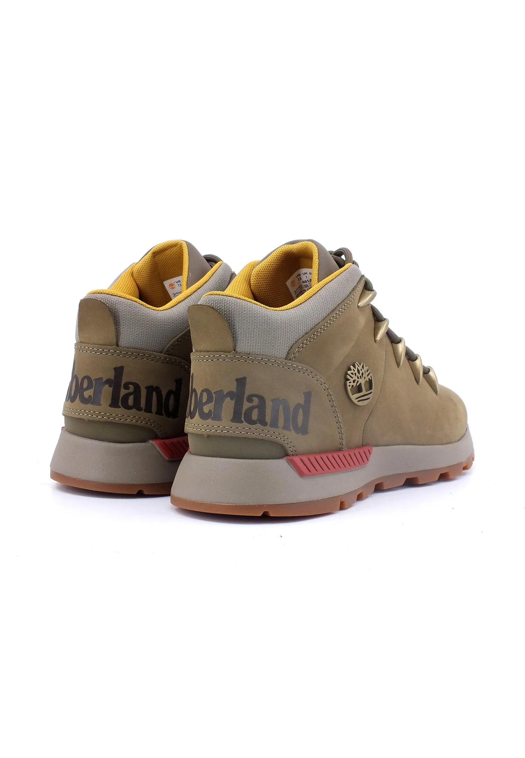 TIMBERLAND Sprint Trekker Stivaletto Uomo Olive Nubuk TB0A61JG327