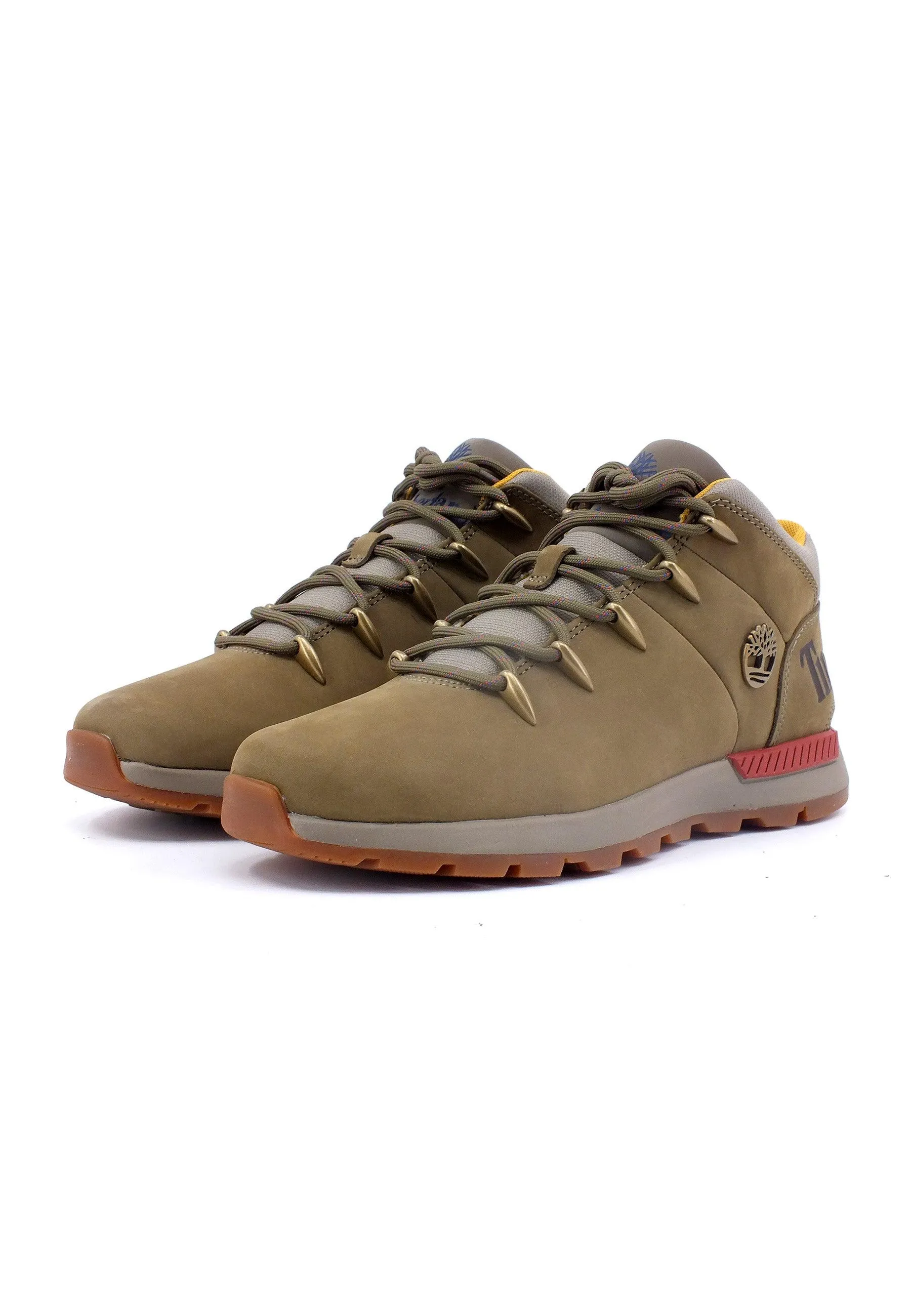 TIMBERLAND Sprint Trekker Stivaletto Uomo Olive Nubuk TB0A61JG327