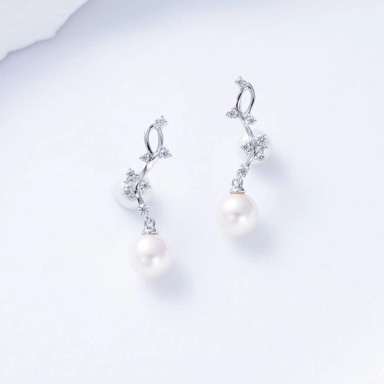 Top Grade Freshwater Pearl Earrings WE00702 | STARRY