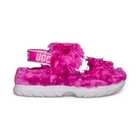 UGG Fluff Sugar Dragon Fruit Sandals - Women's