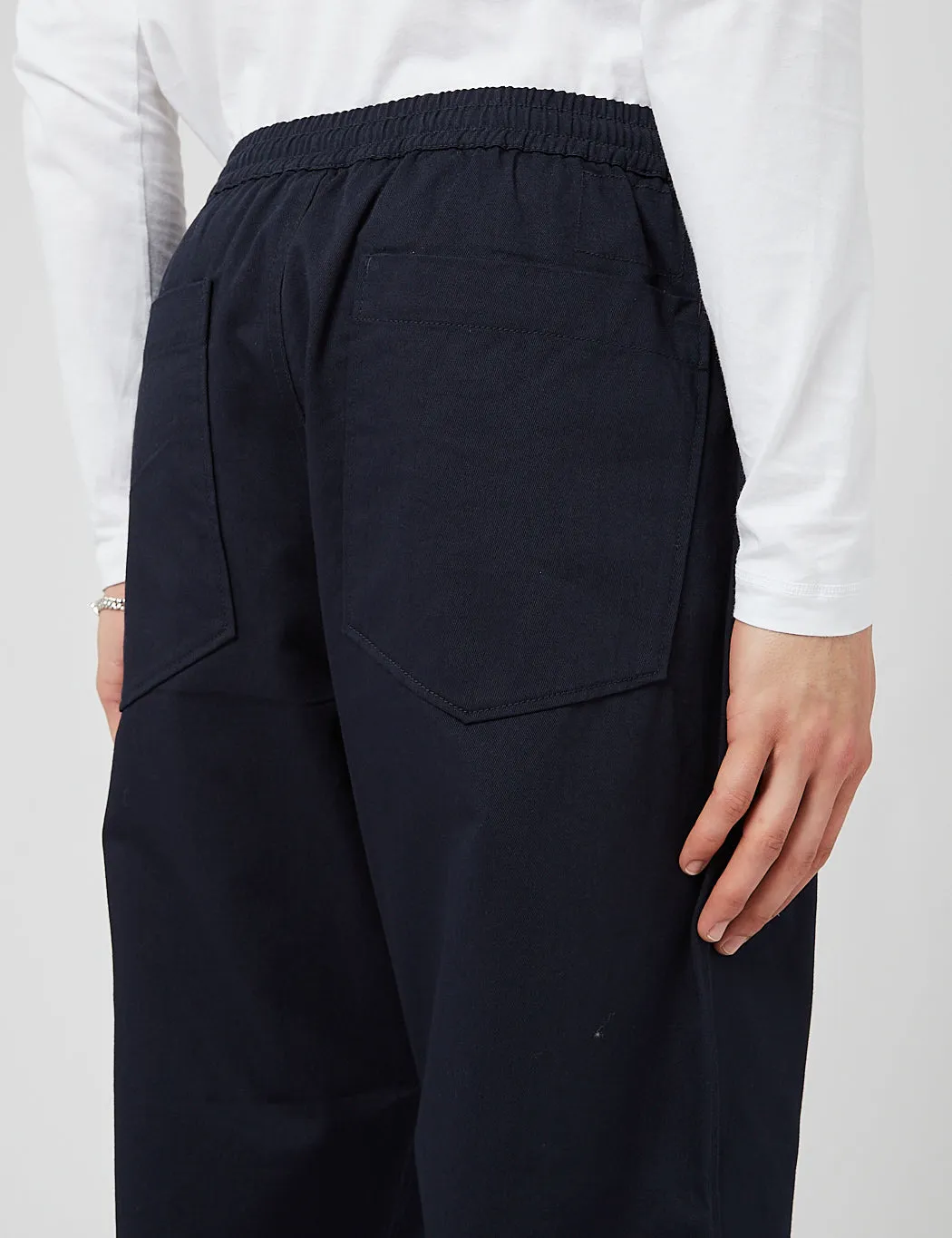 Universal Works Hi Water Trouser (Wide) - Navy Blue