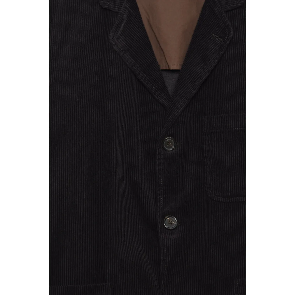 Universal Works Three Button Jacket 29518 Cord licorice