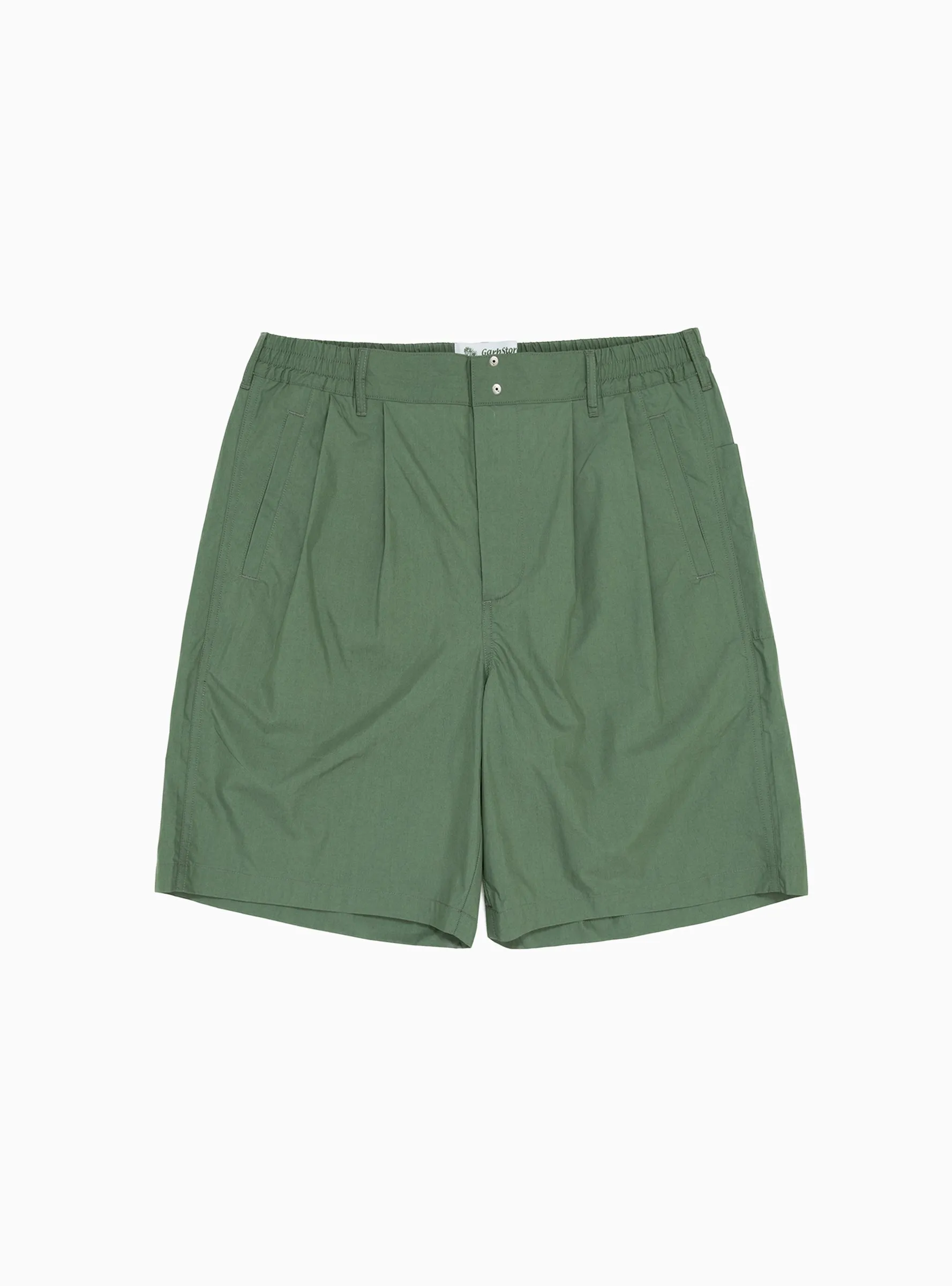 Wide Easy Shorts Cedar Green