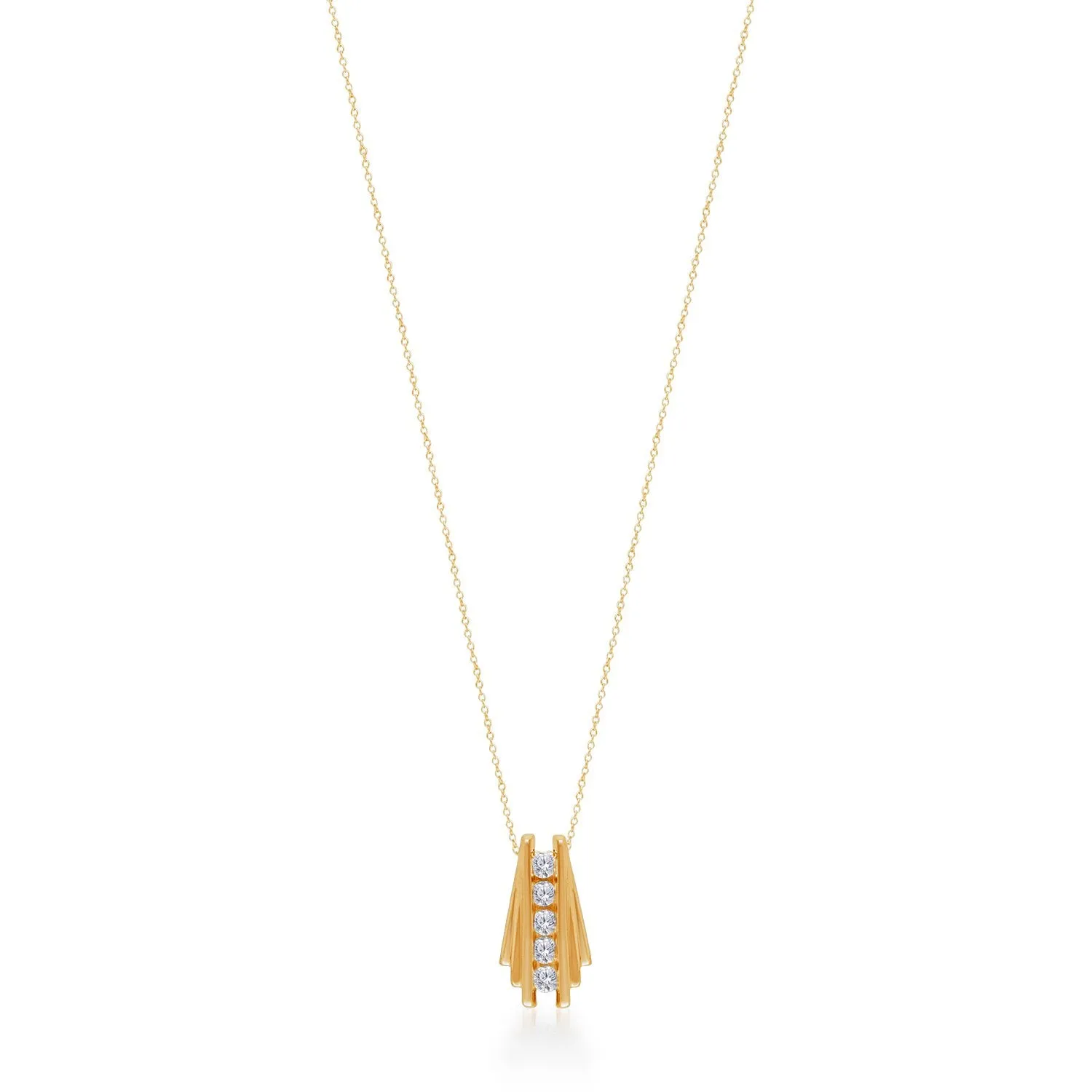 Yellow Gold Diamond Eternal Pendant