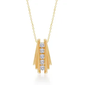 Yellow Gold Diamond Eternal Pendant