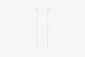 Zoe Chicco 14k Pearl Threader Earrings